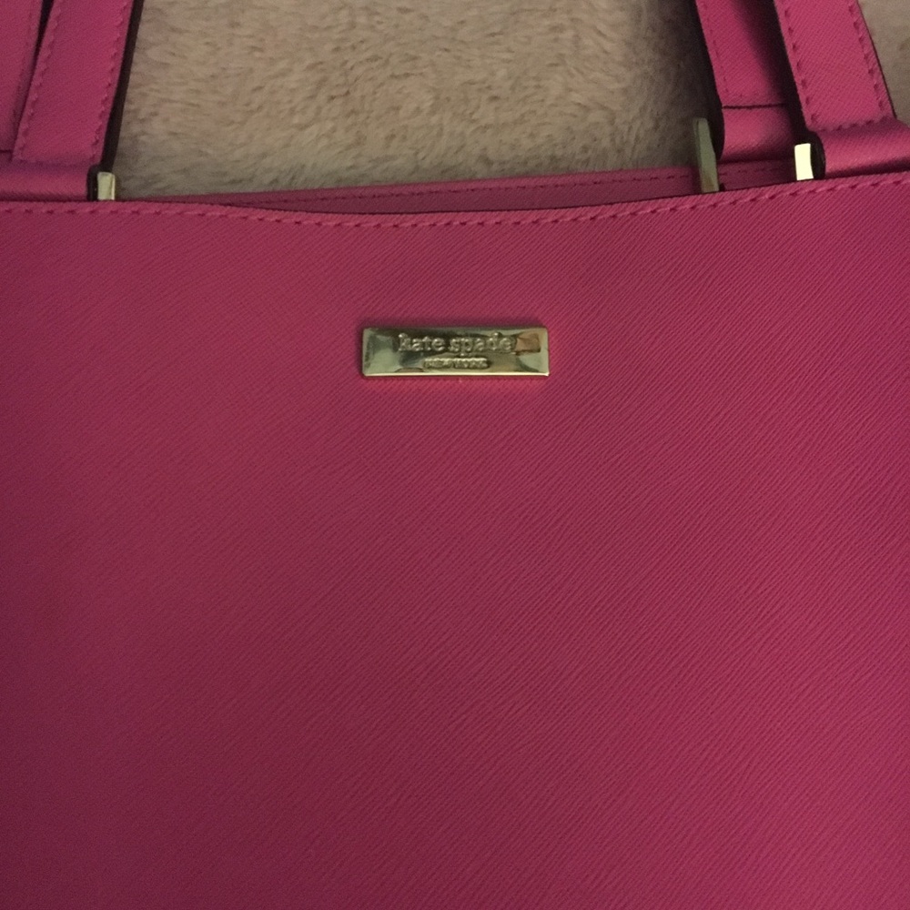 Kate spade ♠️ hot pink tote light use